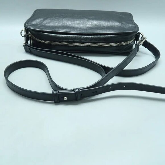 100% Authentic GUCCI Morpheus Black Leather Satchel 1189-121224 - Picture 6 of 12